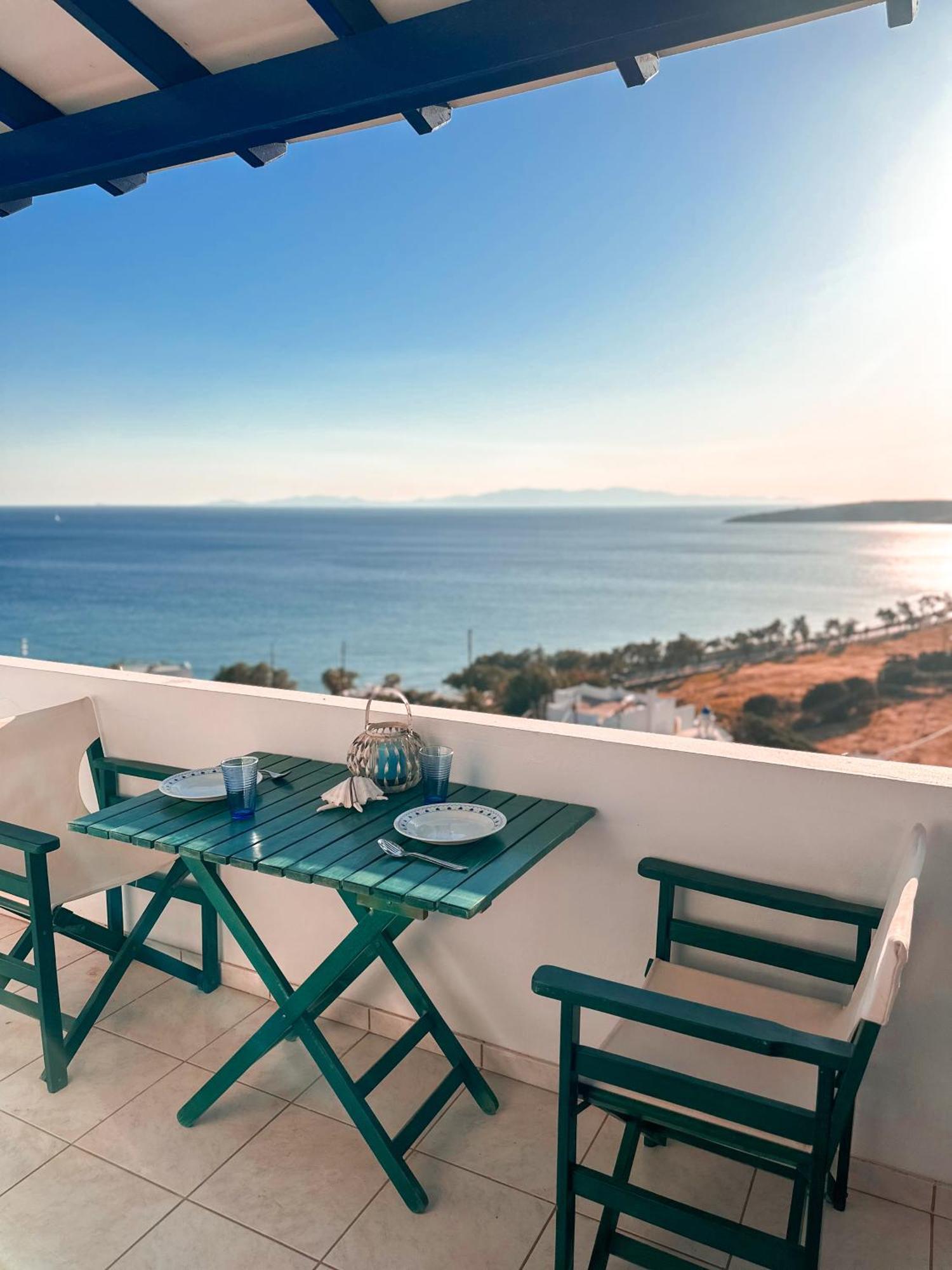 Villa Blue Orison House Tinos For 5 Persons With Seaview à Perastra Extérieur photo