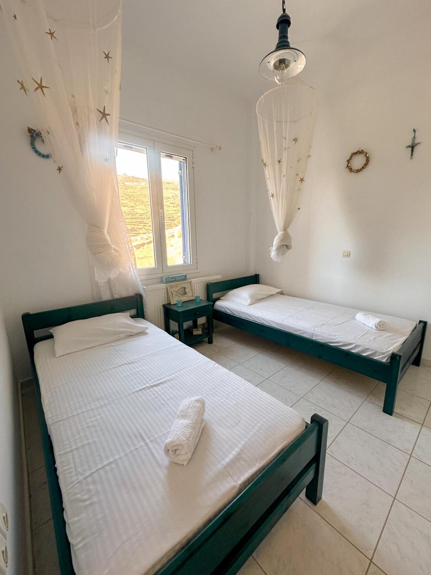 Villa Blue Orison House Tinos For 5 Persons With Seaview à Perastra Extérieur photo