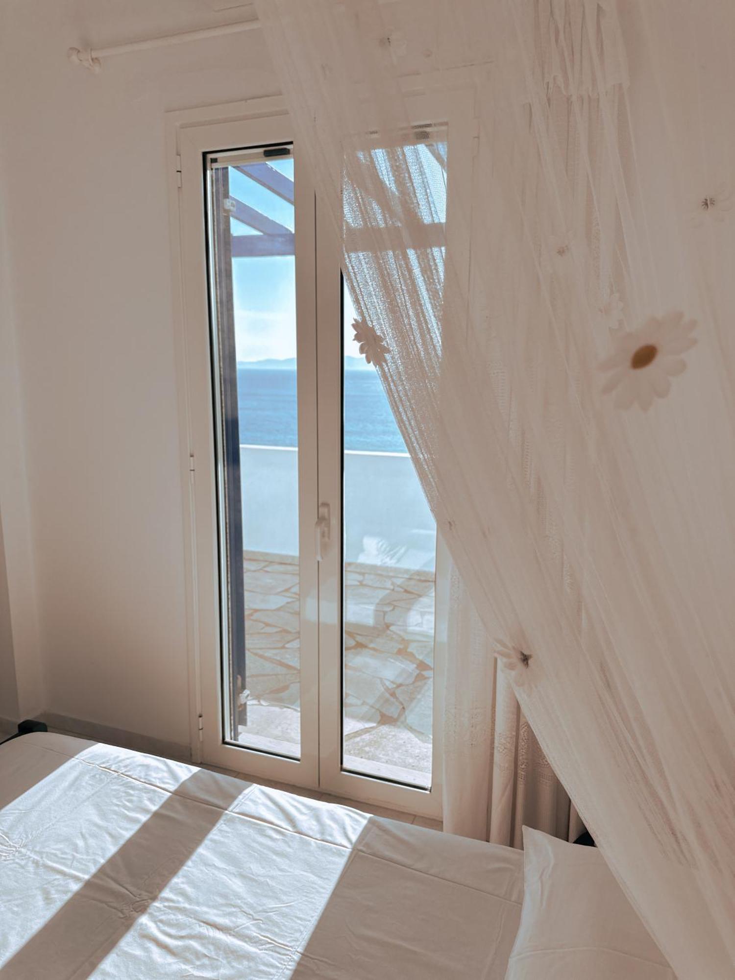 Villa Blue Orison House Tinos For 5 Persons With Seaview à Perastra Extérieur photo