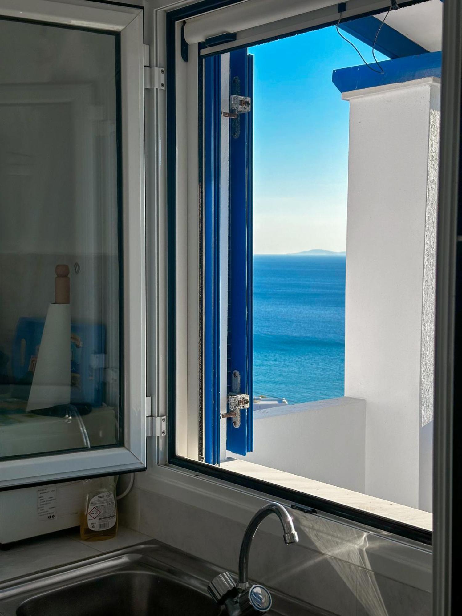 Villa Blue Orison House Tinos For 5 Persons With Seaview à Perastra Extérieur photo