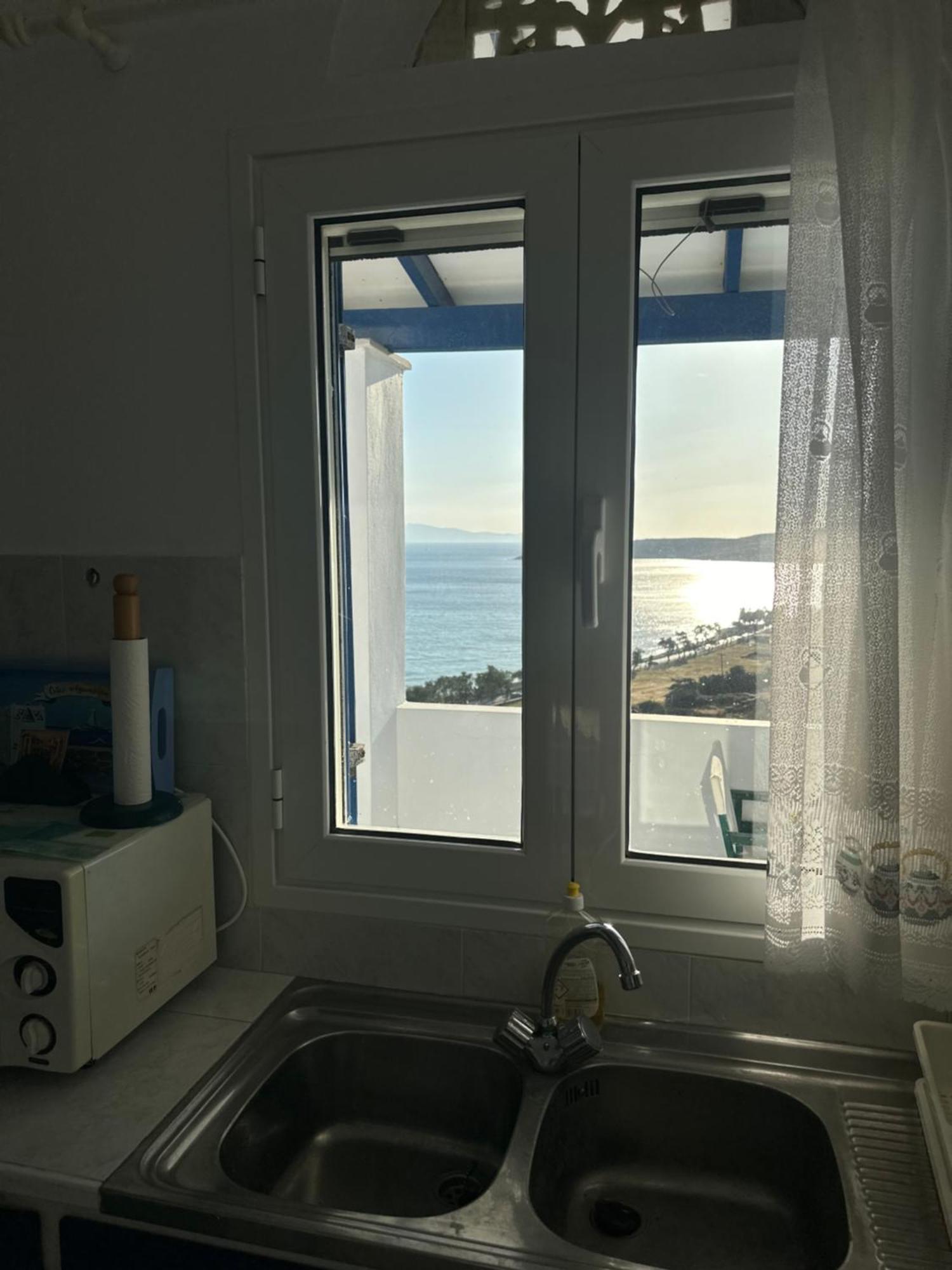 Villa Blue Orison House Tinos For 5 Persons With Seaview à Perastra Extérieur photo