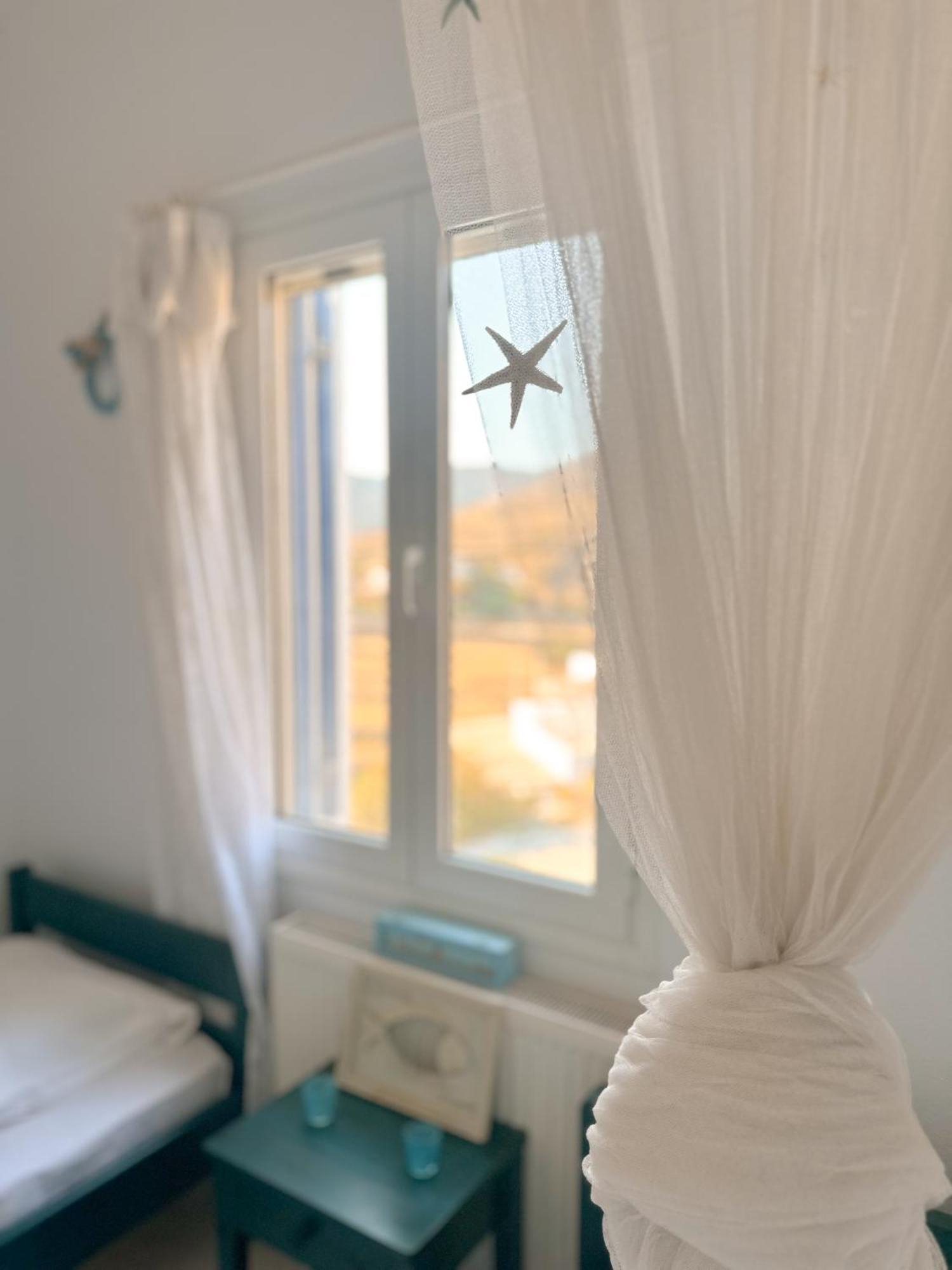 Villa Blue Orison House Tinos For 5 Persons With Seaview à Perastra Extérieur photo