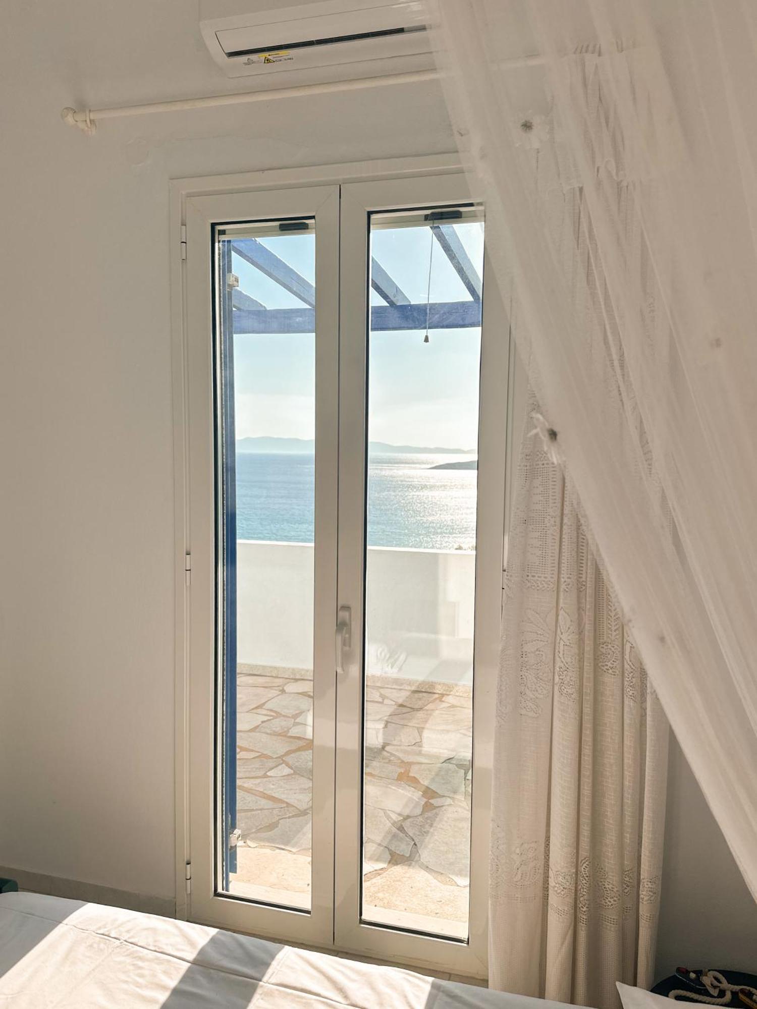 Villa Blue Orison House Tinos For 5 Persons With Seaview à Perastra Extérieur photo
