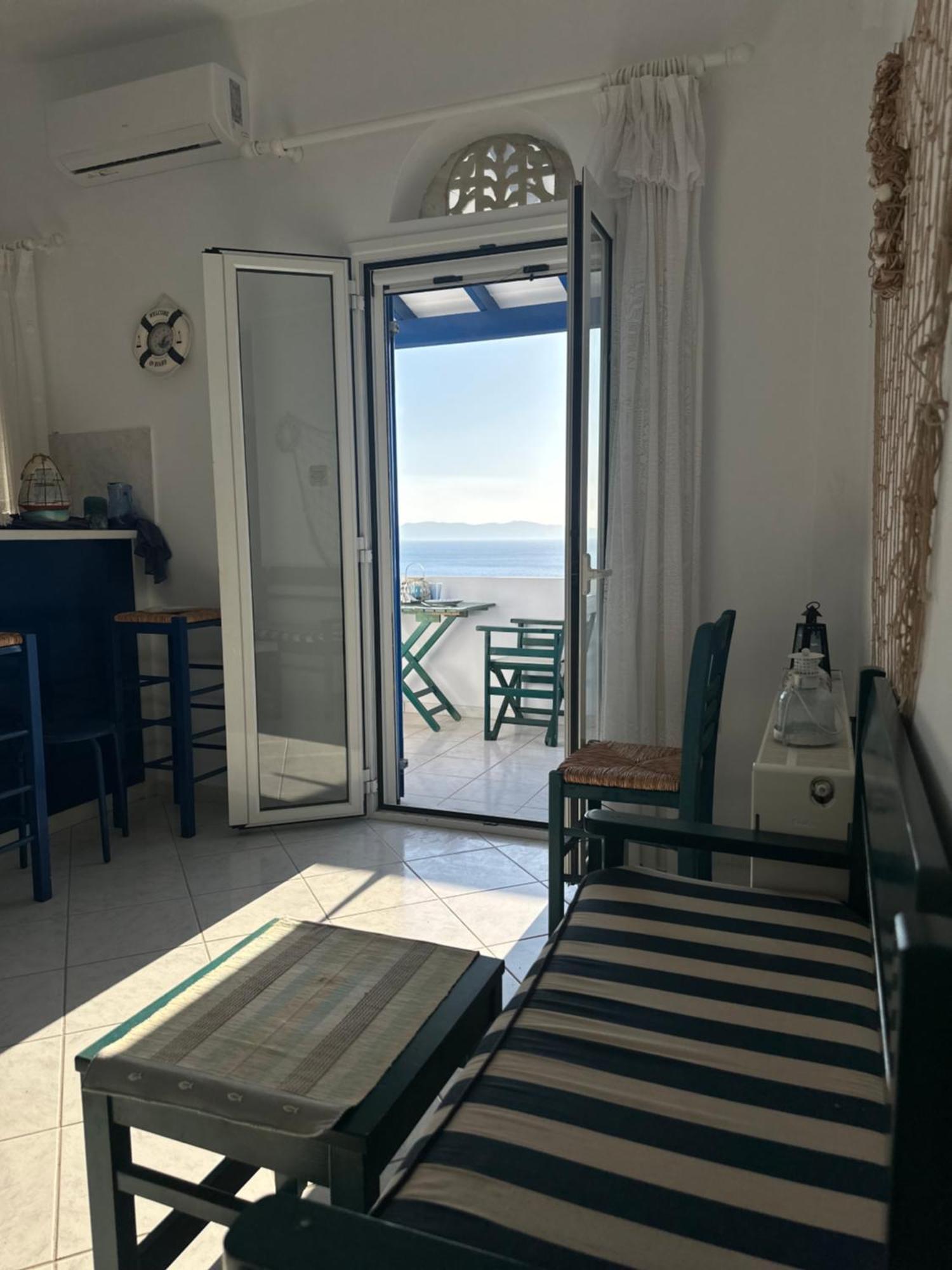 Villa Blue Orison House Tinos For 5 Persons With Seaview à Perastra Extérieur photo